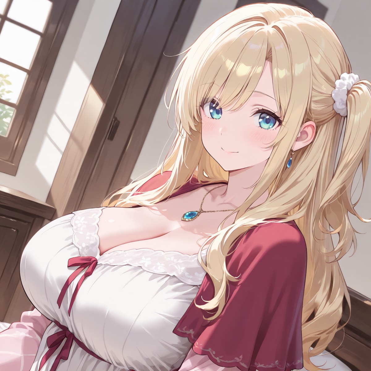 旦那の目覚めを待つルイーズさん