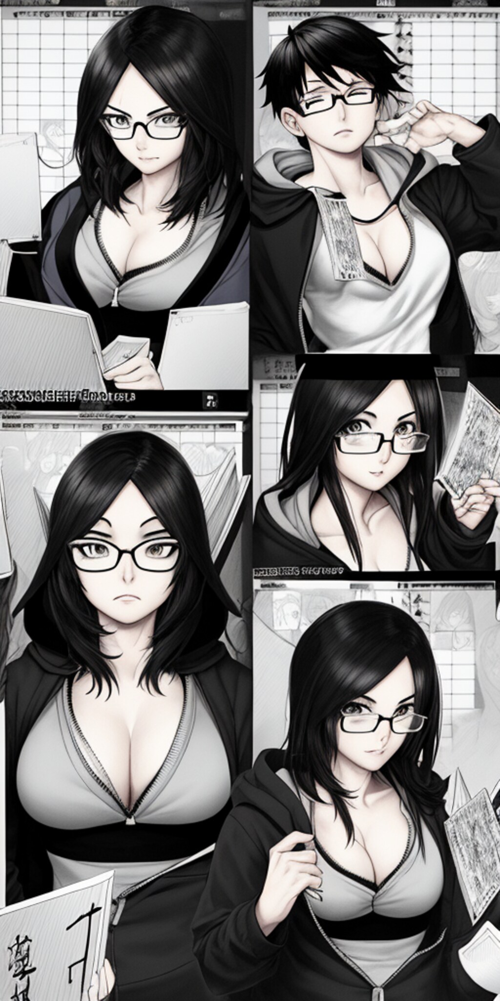 【漫画】効果練習する  No.001