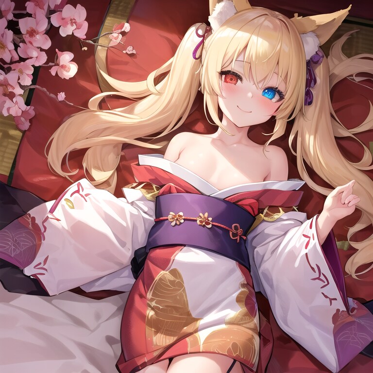 梅と狐娘