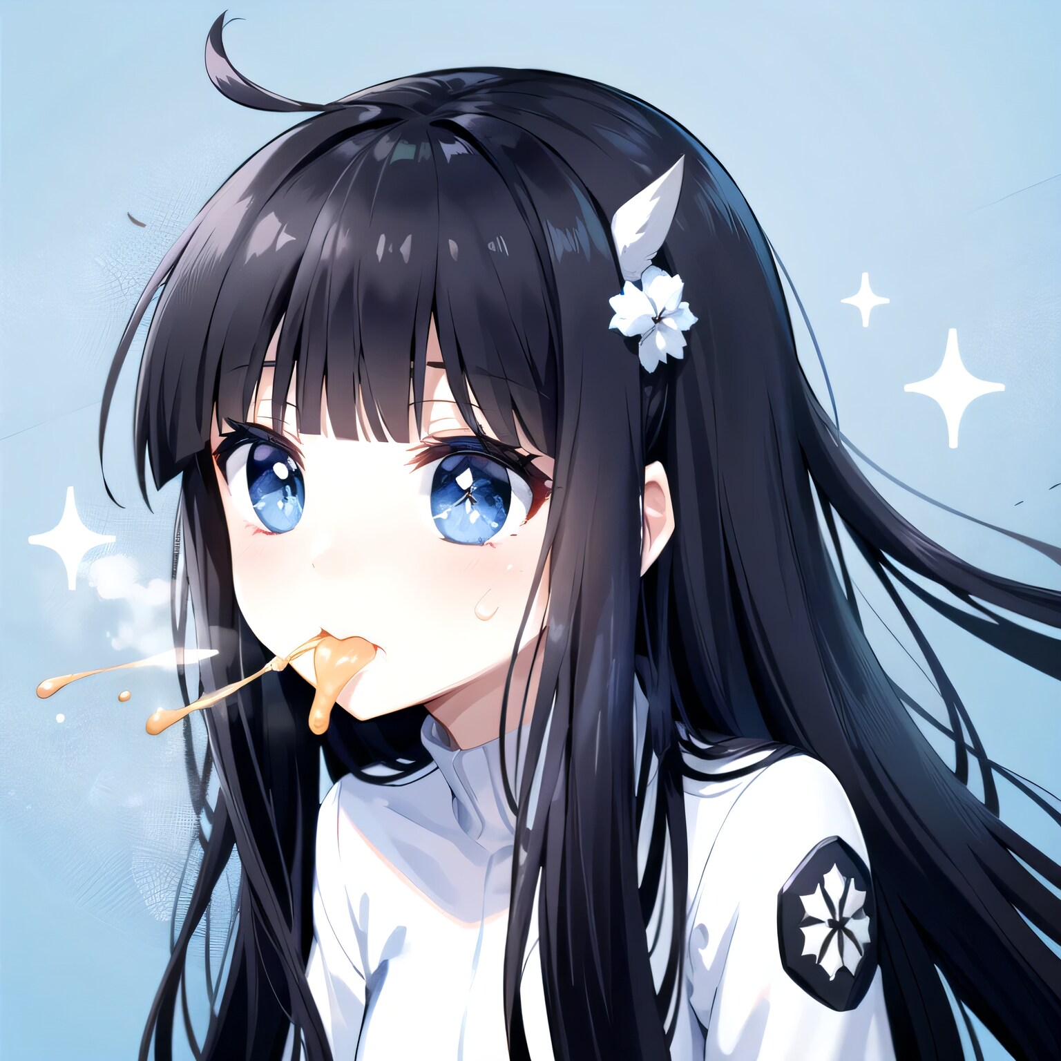 黒髪ロングのミニキャラ２０ | の人気AIイラスト・グラビア