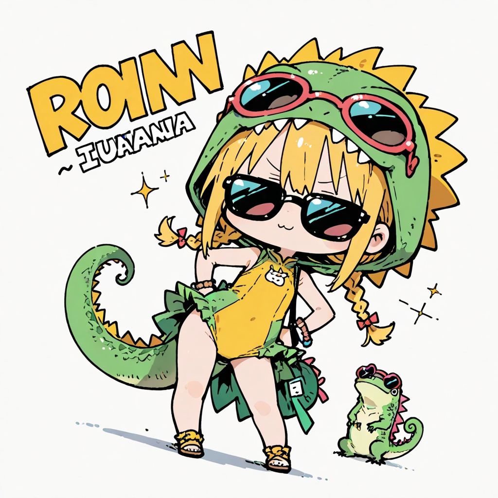 夏はイグアナ