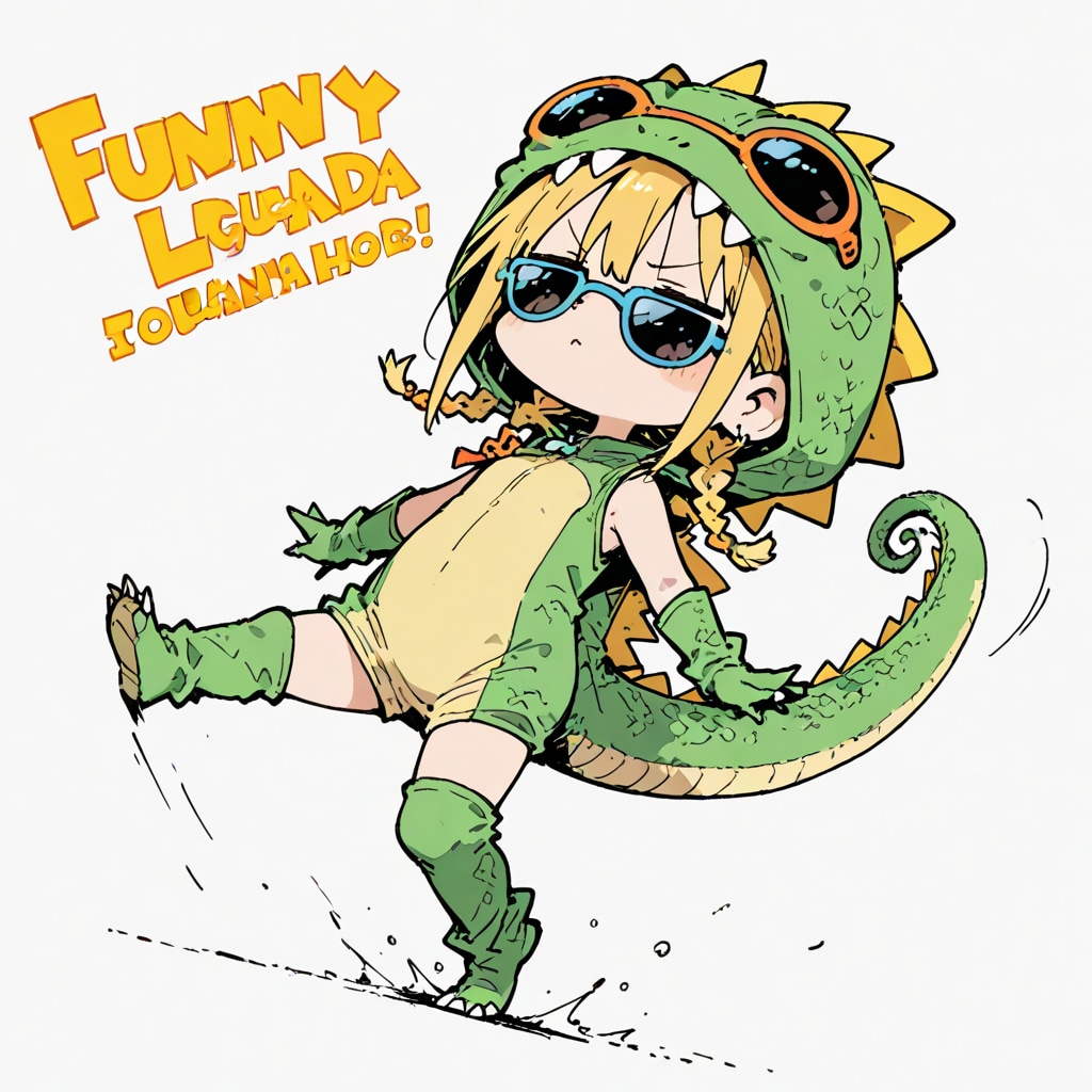 夏はイグアナ
