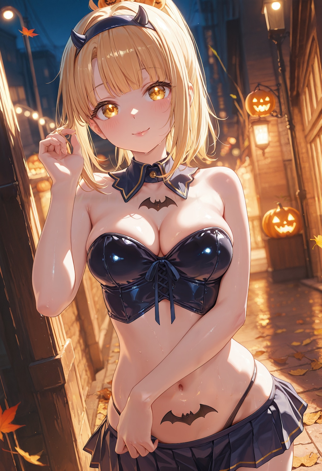 かぼちゃ祭りと女の子