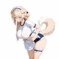 脱いでいくルナ 8枚目
