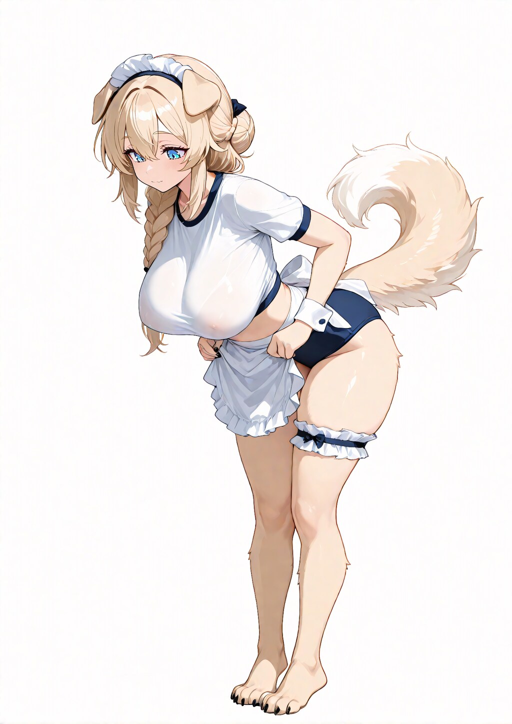 脱いでいくルナ