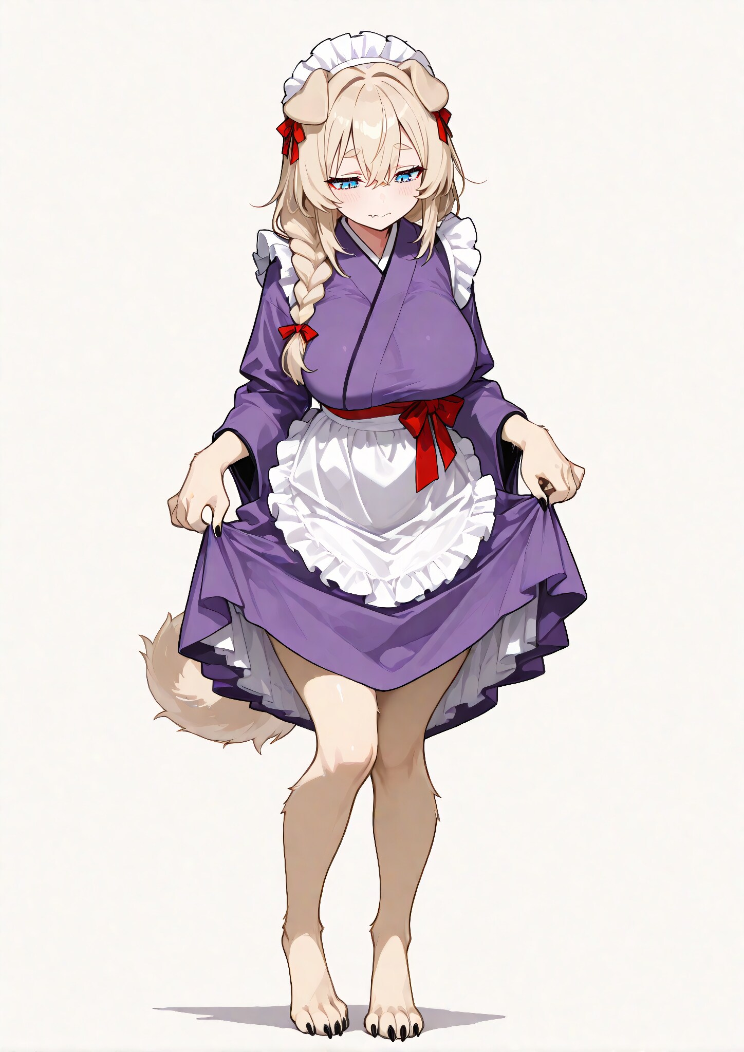 脱いでいくルナ