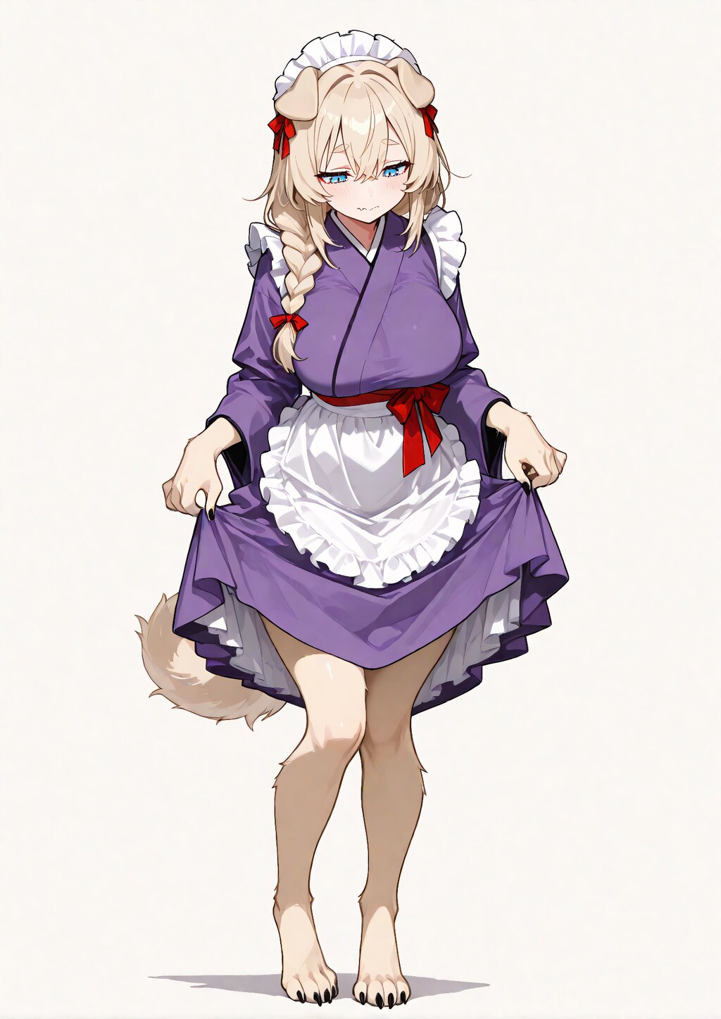 脱いでいくルナ