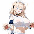 脱いでいくルナ 7枚目
