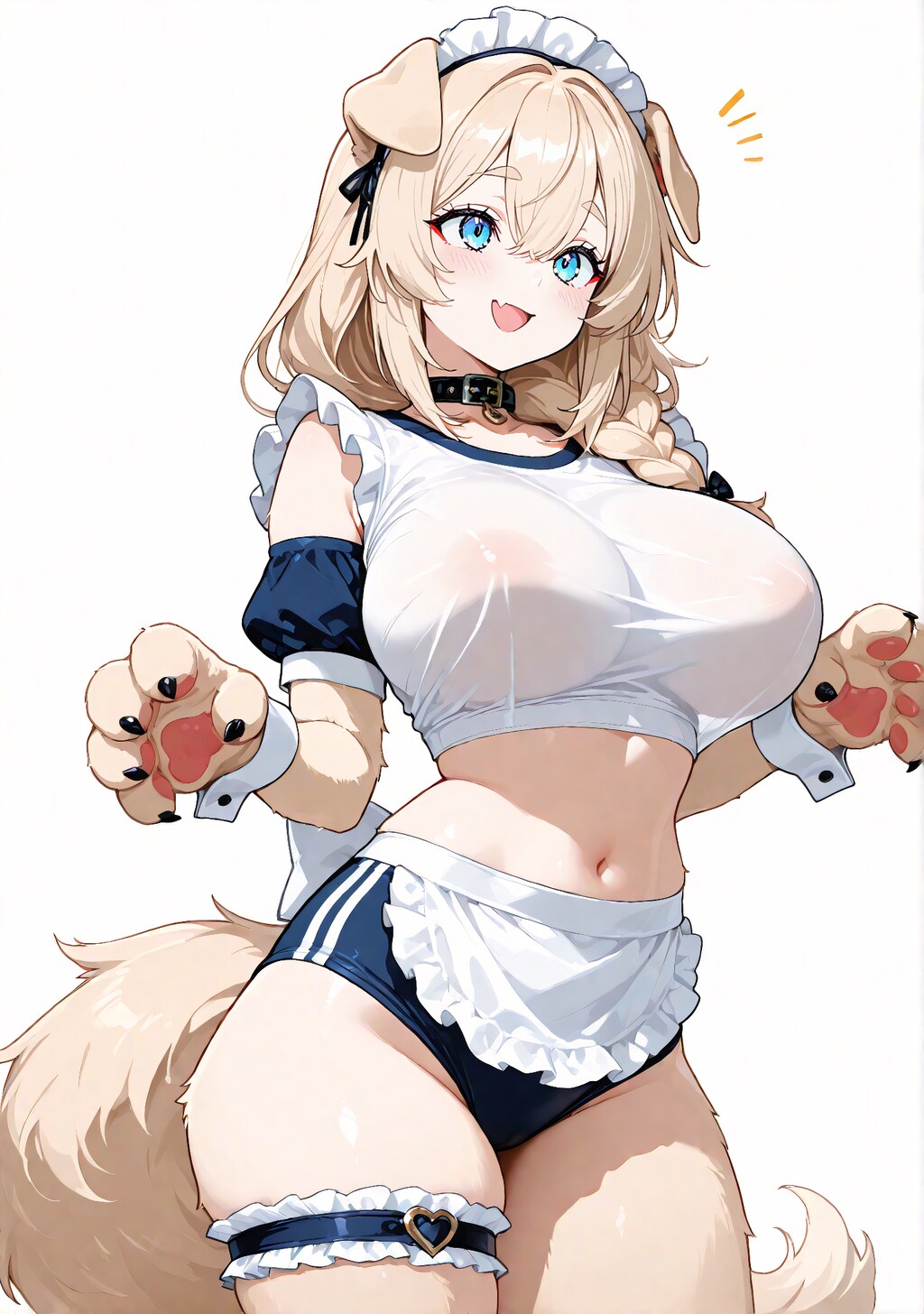 脱いでいくルナ