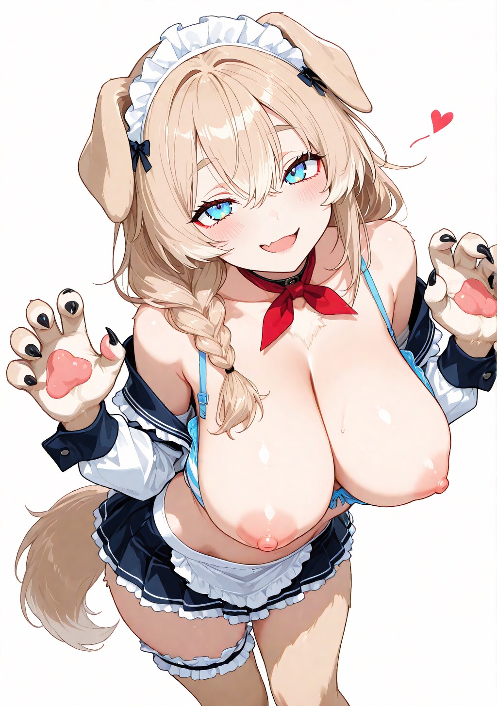 脱いでいくルナ