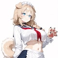 脱いでいくルナ 10枚目