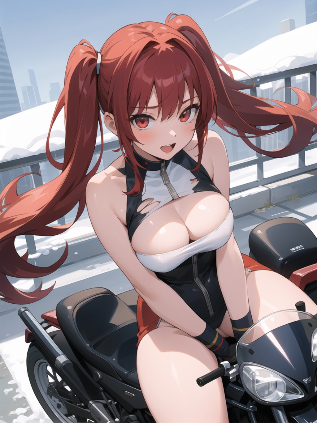 ライダーっ娘　グラビア撮影？ 4