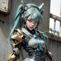 初音ミクデス。002_メカといえばスカート付き。 8枚目