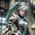 初音ミクデス。002_メカといえばスカート付き。 9枚目