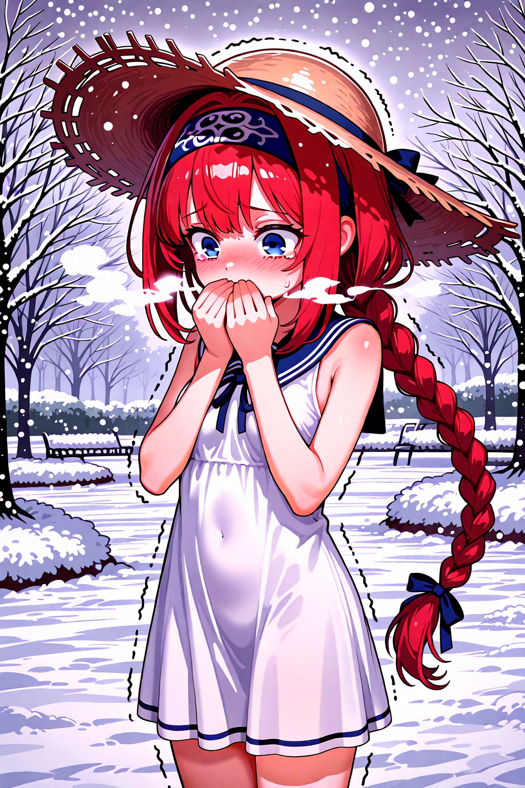 寒くて夏コーデどころじゃない