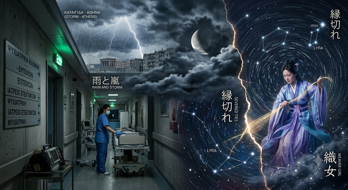 アテネやパニックや精神科や医療などの天気と織女が縁切れるイメージ | の人気AIイラスト・グラビア