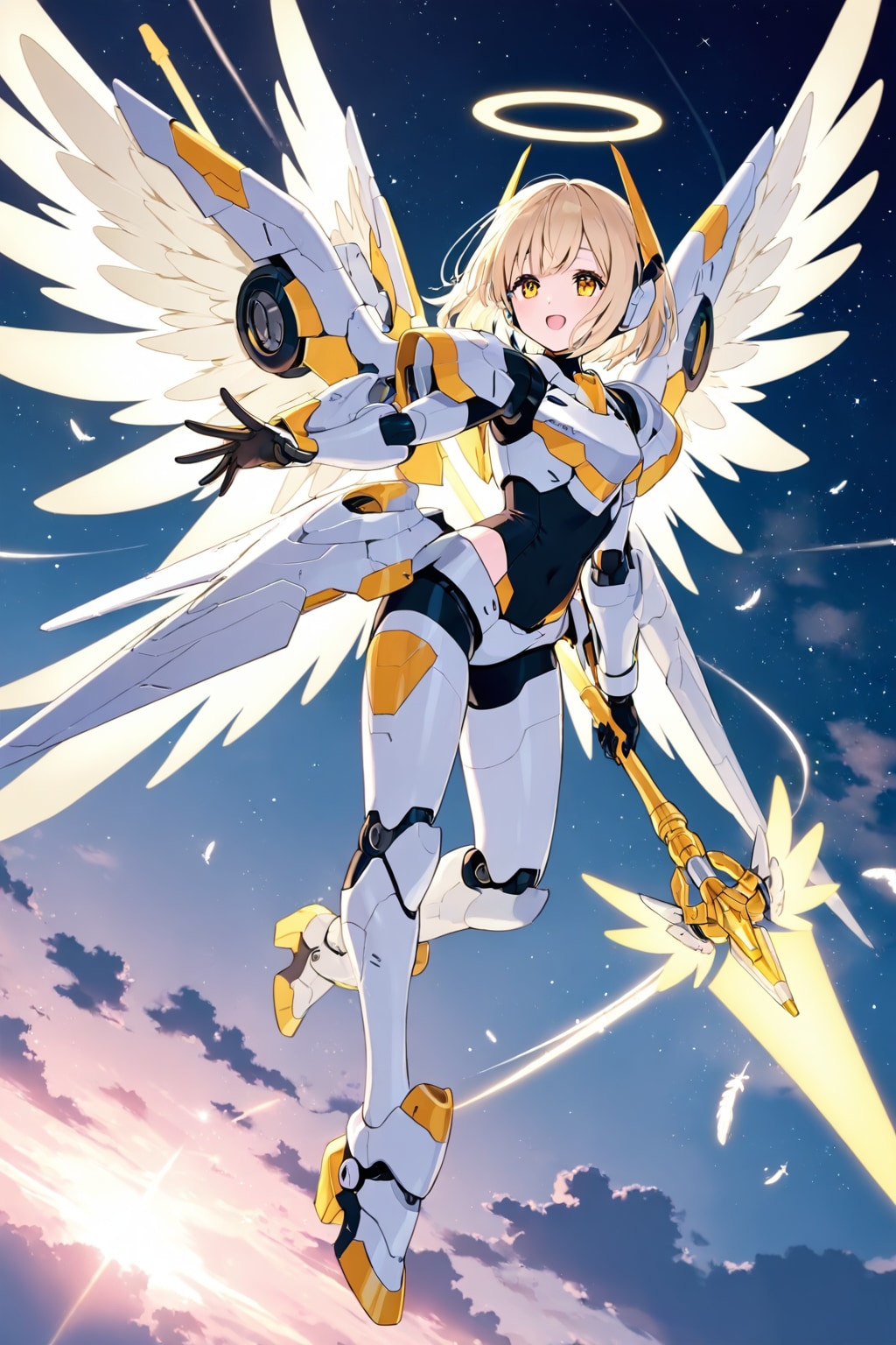 メカ天使 | の人気AIイラスト・グラビア
