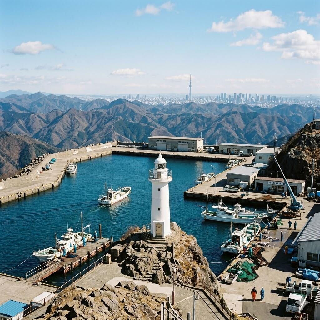 高い山の山頂で行う水産業
