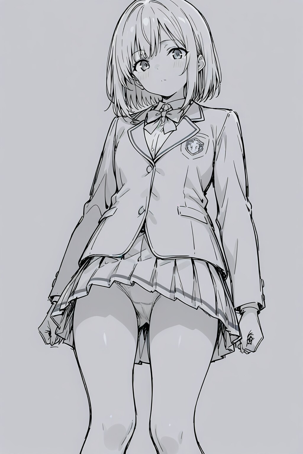 ラフ画パンチラ