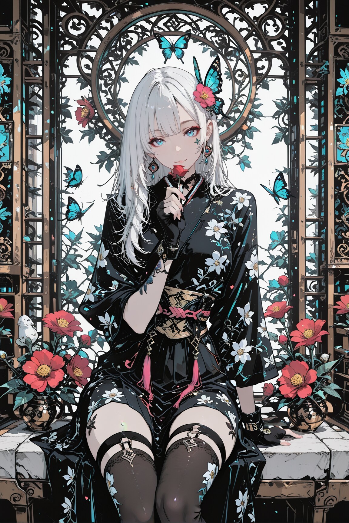 花 | の人気AIイラスト・グラビア