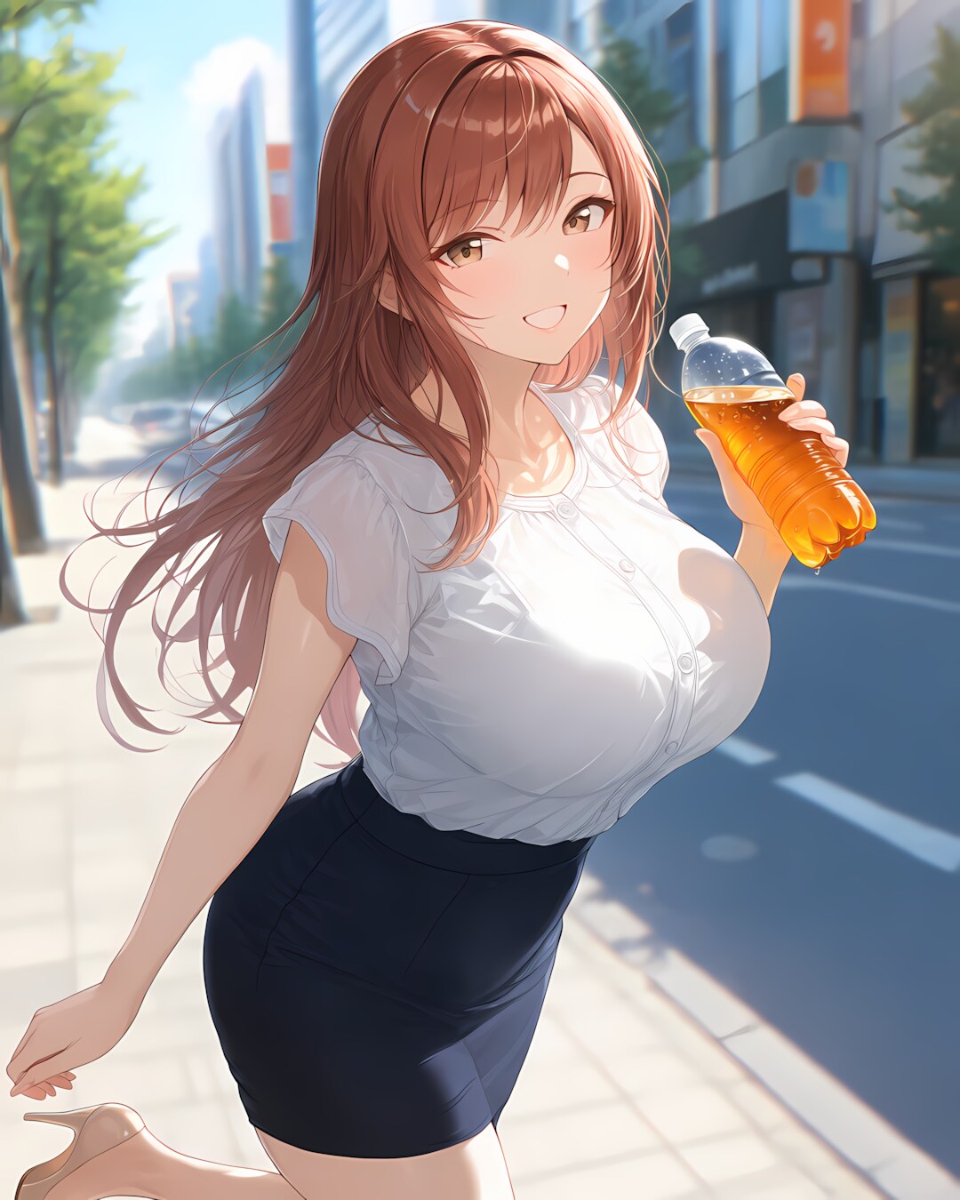🍵烏龍茶の日＆夏のオフィス通勤姿✨