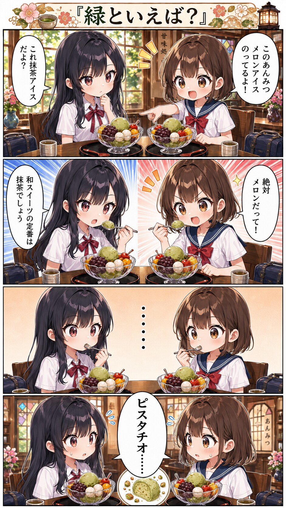 『緑といえば？』