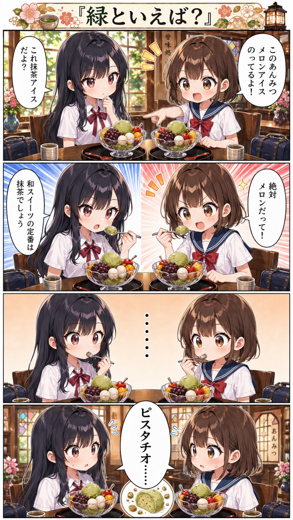『緑といえば？』