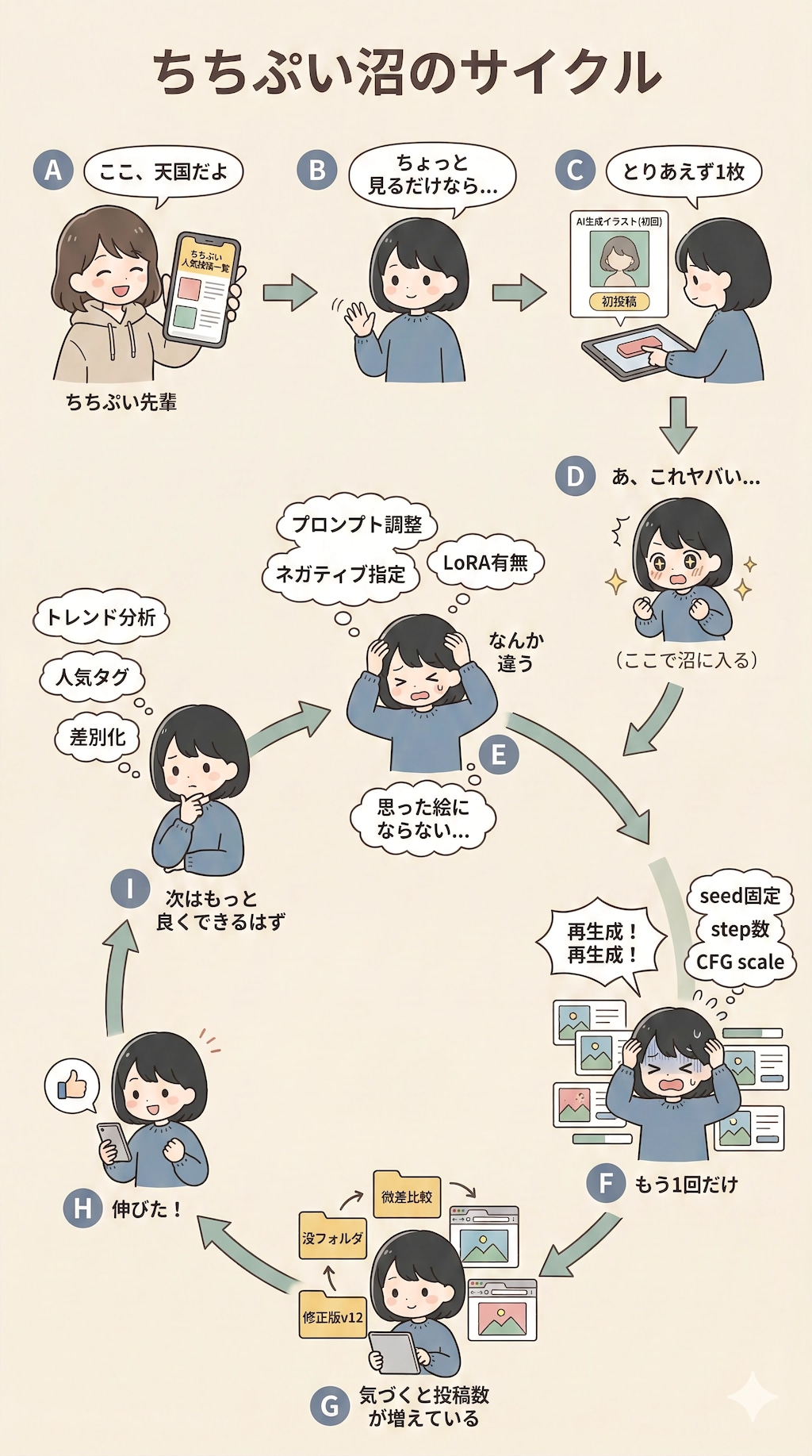 The Infinite Loop of Creation