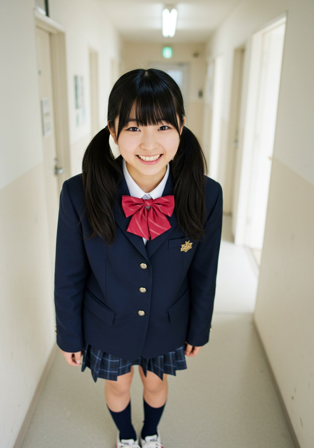 ツインテールJKさん ポートレート