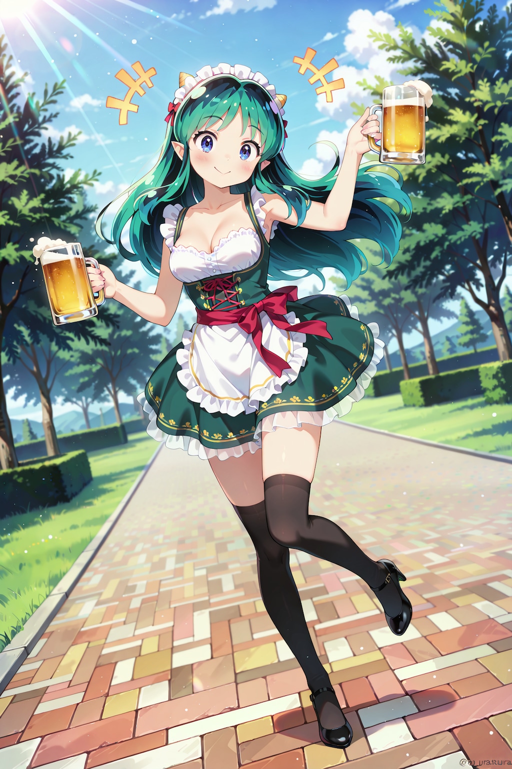 絶対領域に乾杯！ディアンドル・ラムちゃん Y627