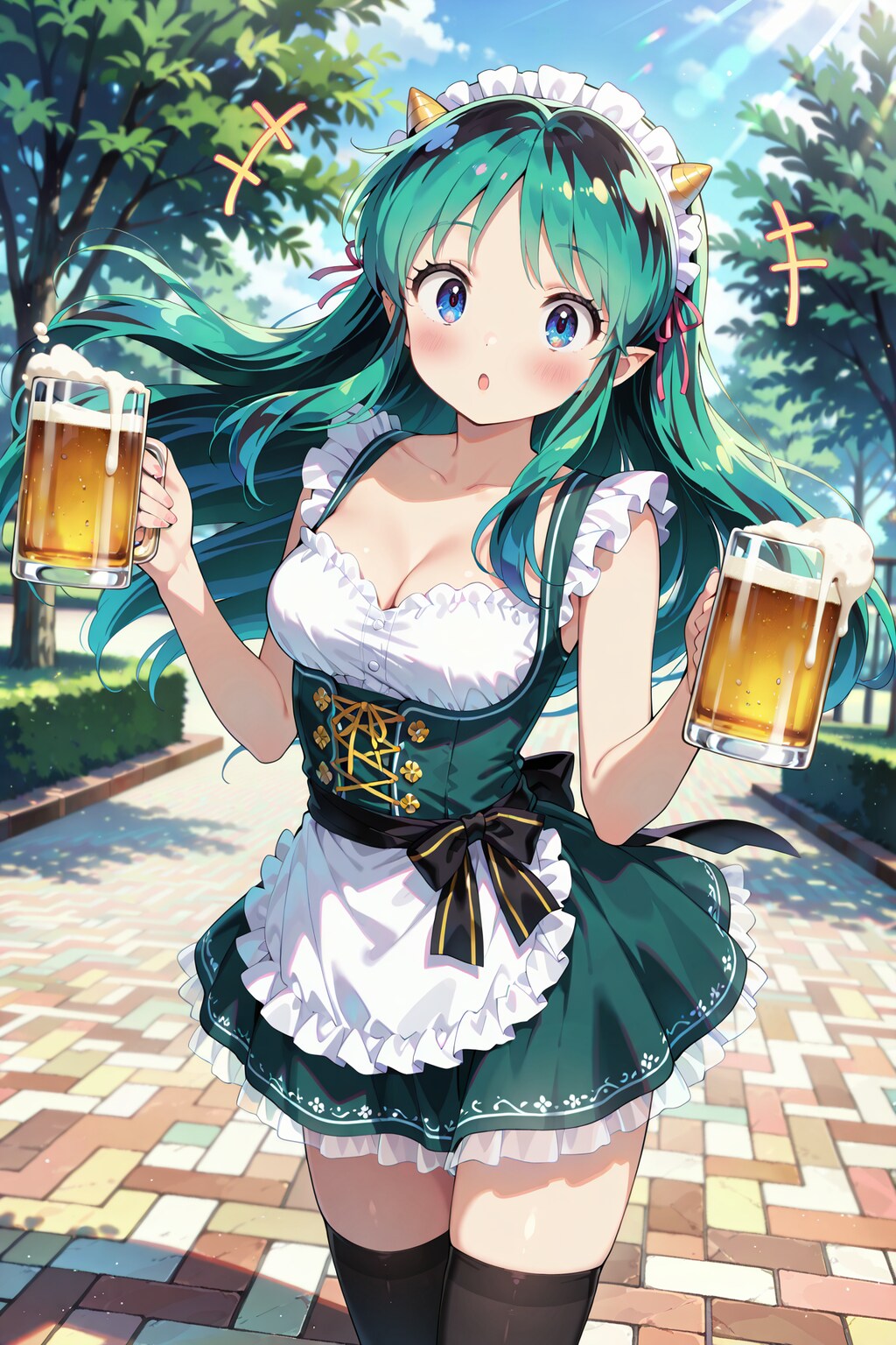 絶対領域に乾杯！ディアンドル・ラムちゃん Y627