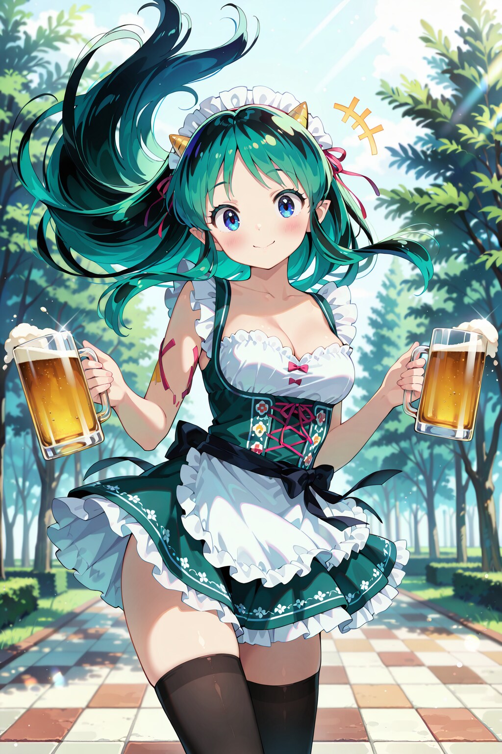 絶対領域に乾杯！ディアンドル・ラムちゃん Y627