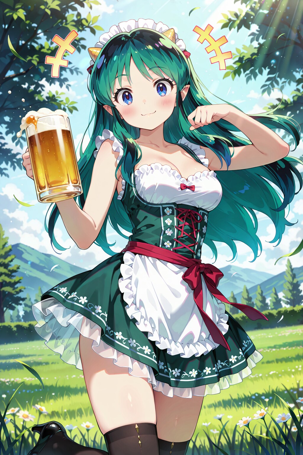 絶対領域に乾杯！ディアンドル・ラムちゃん Y627