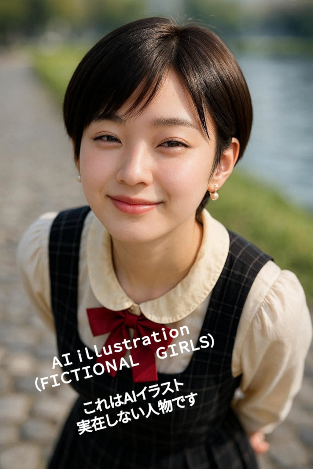 ショートカット美少女