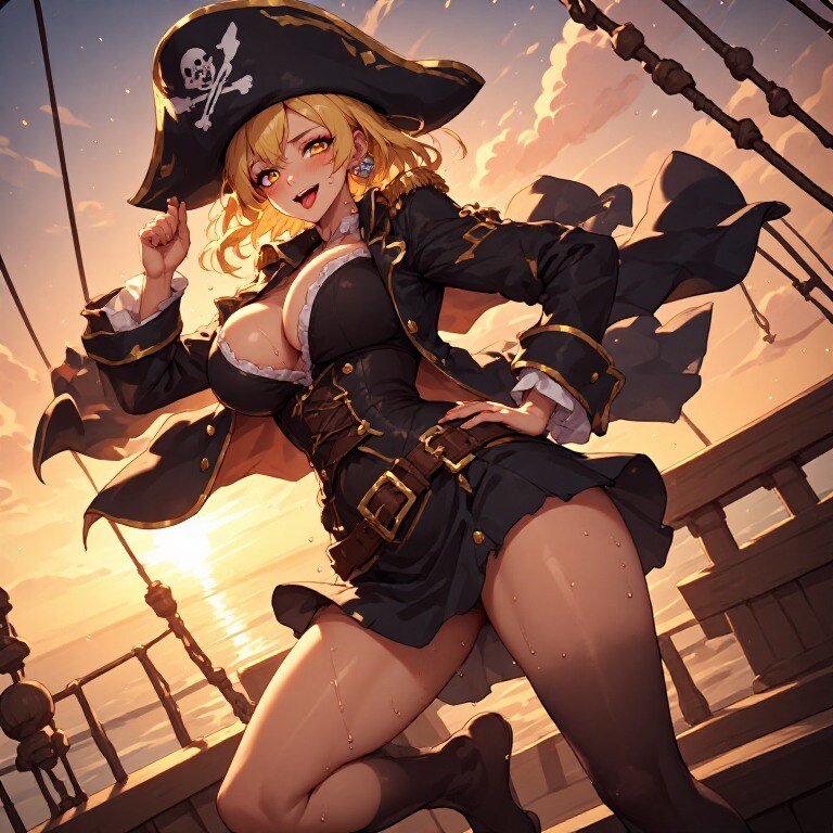 金髪ギャル　おっパイレーツ