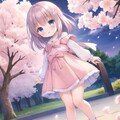 夜桜ロリ 2枚目