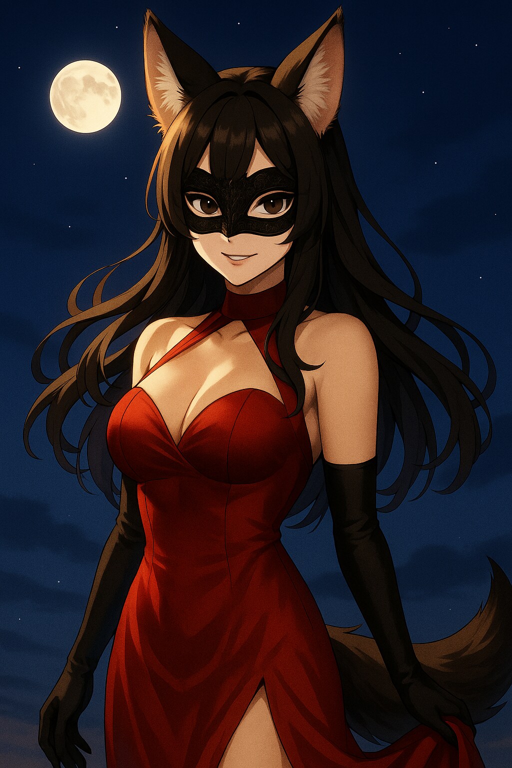 [ケモ耳動物園] Crimson Rose、妖狐の微笑み