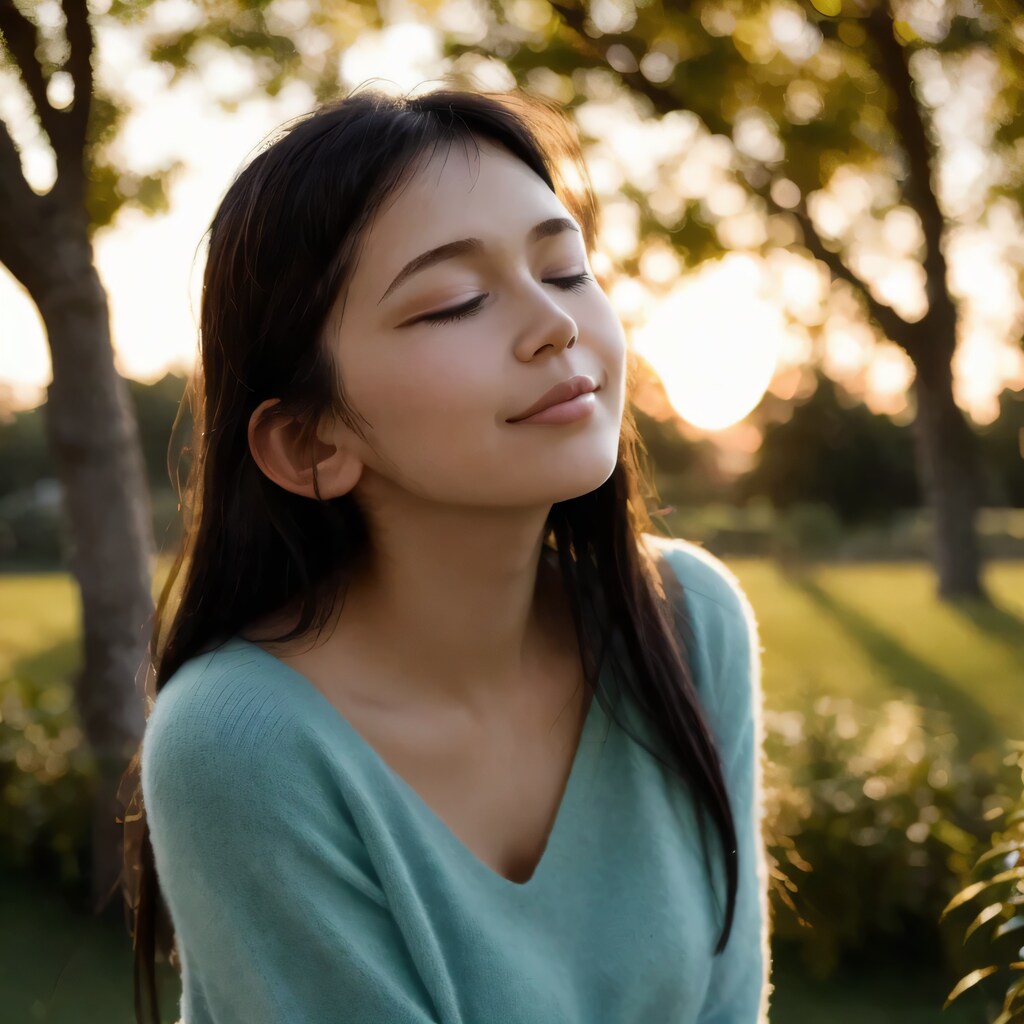 黒髪ロングでセーターの美女１７