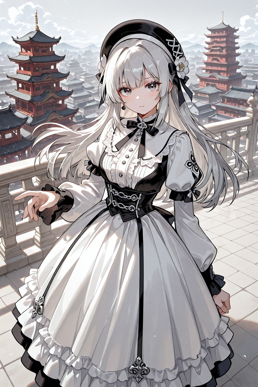 白いドレス