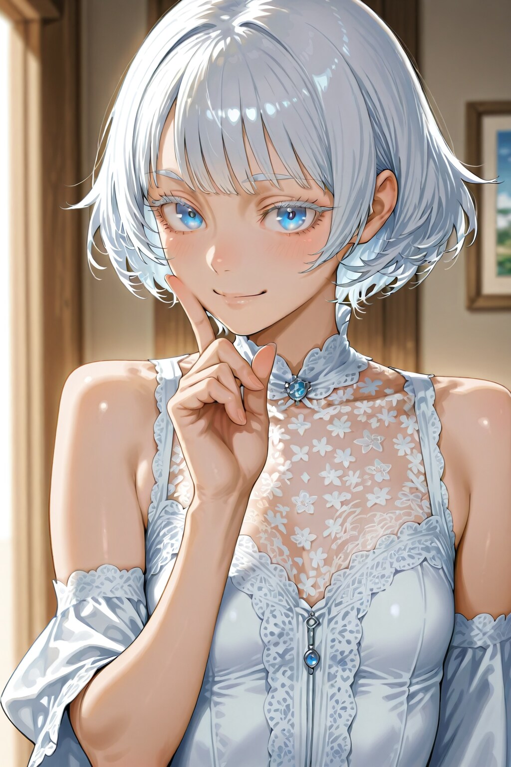 白の少女と黒の少女 | の人気AIイラスト・グラビア