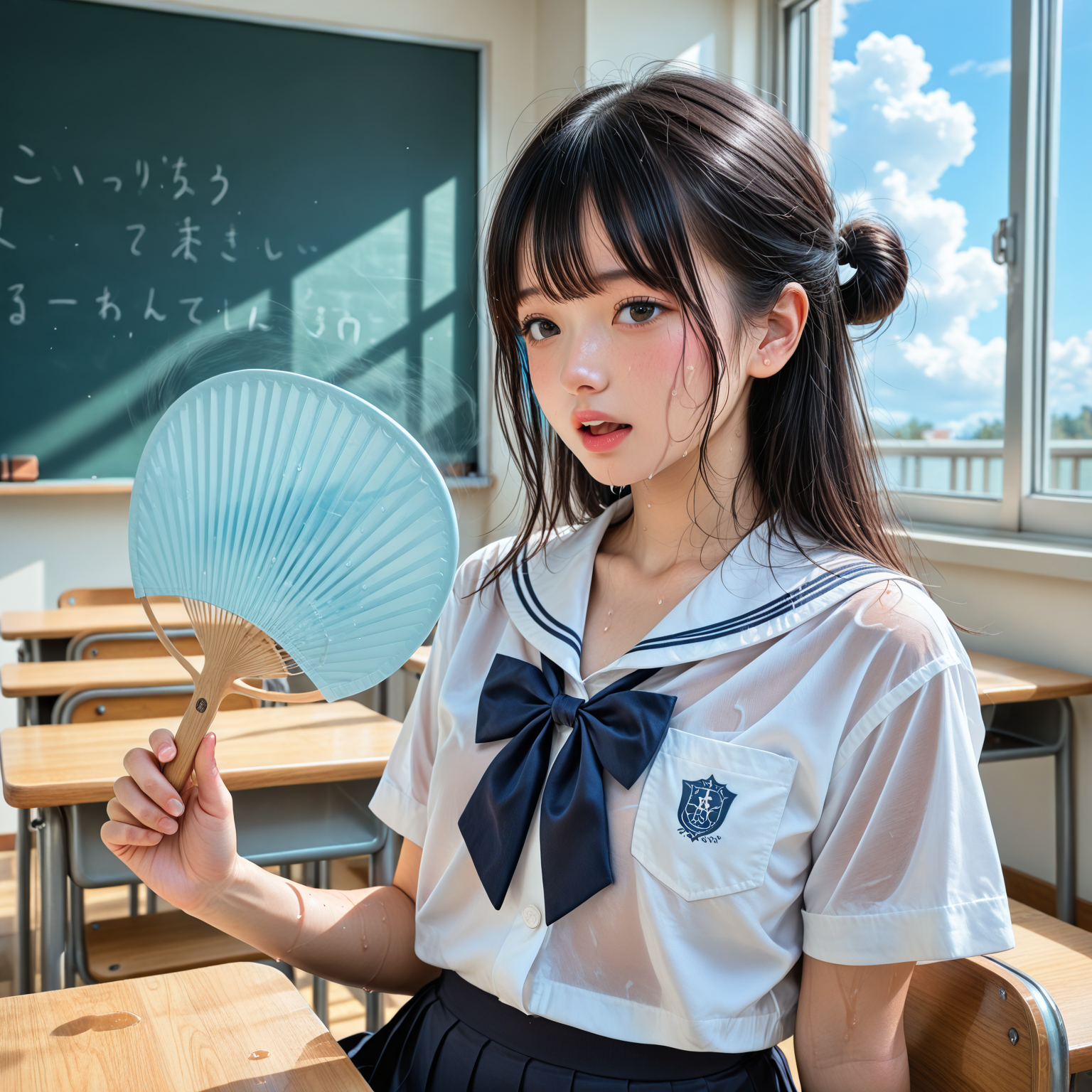 暑いね