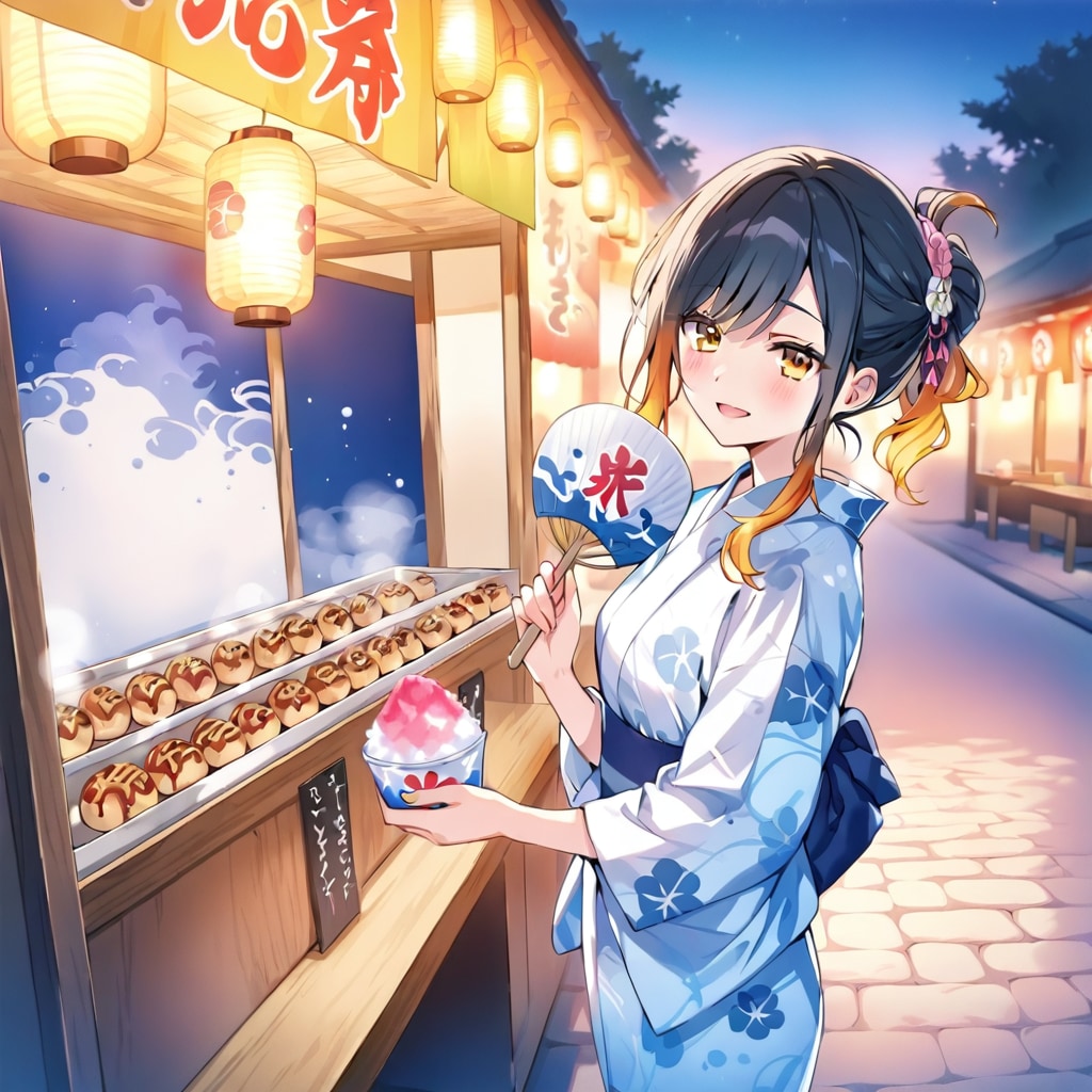 秋祭り（ボツ） | の人気AIイラスト・グラビア