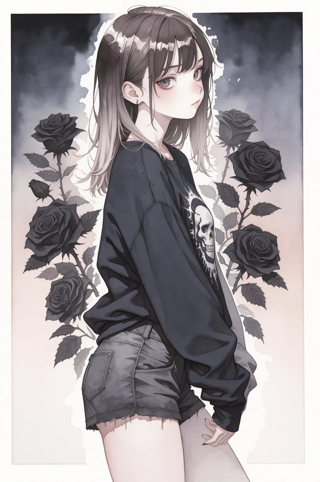 黒イ薔薇 | の人気AIイラスト・グラビア
