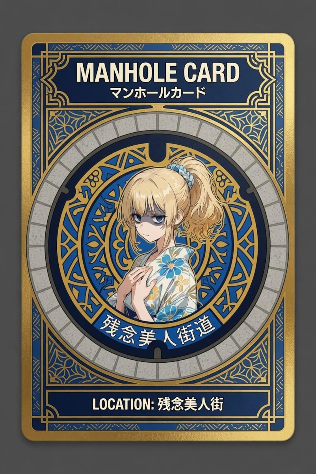 残念美人なマンホール