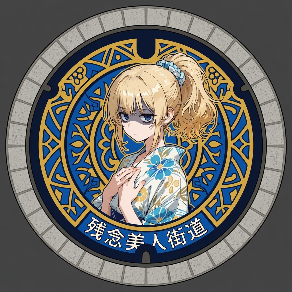 残念美人なマンホール