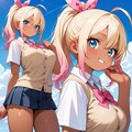 褐色ポニテギャルちゃん 3枚目