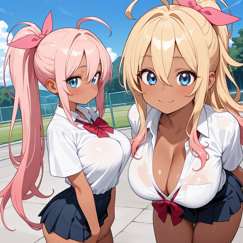 褐色ポニテギャルちゃん