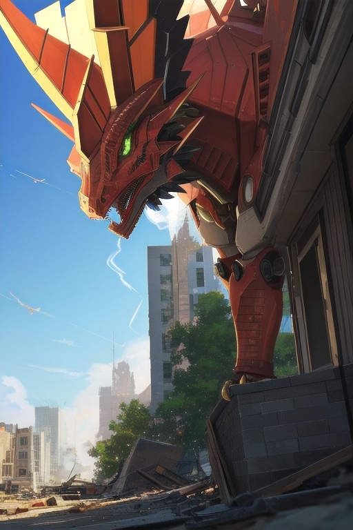 サイボーグドラゴン現る！