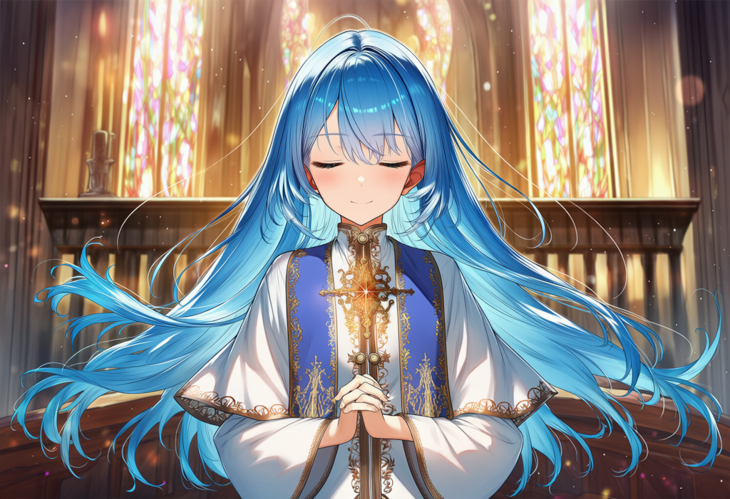 神官少女の日常