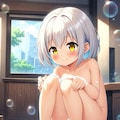 しゃぼん玉と泡とロリ！ 2枚目
